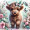 Diamond Art Kits for Adults – Highland Cow 5D Diamond Painting Kit, DIY Full Round Drill Gem Art for Beginners, Home Wall Decor & Gift, 14 x 14 Inch